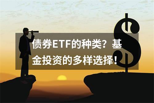债券ETF的种类？基金投资的多样选择！